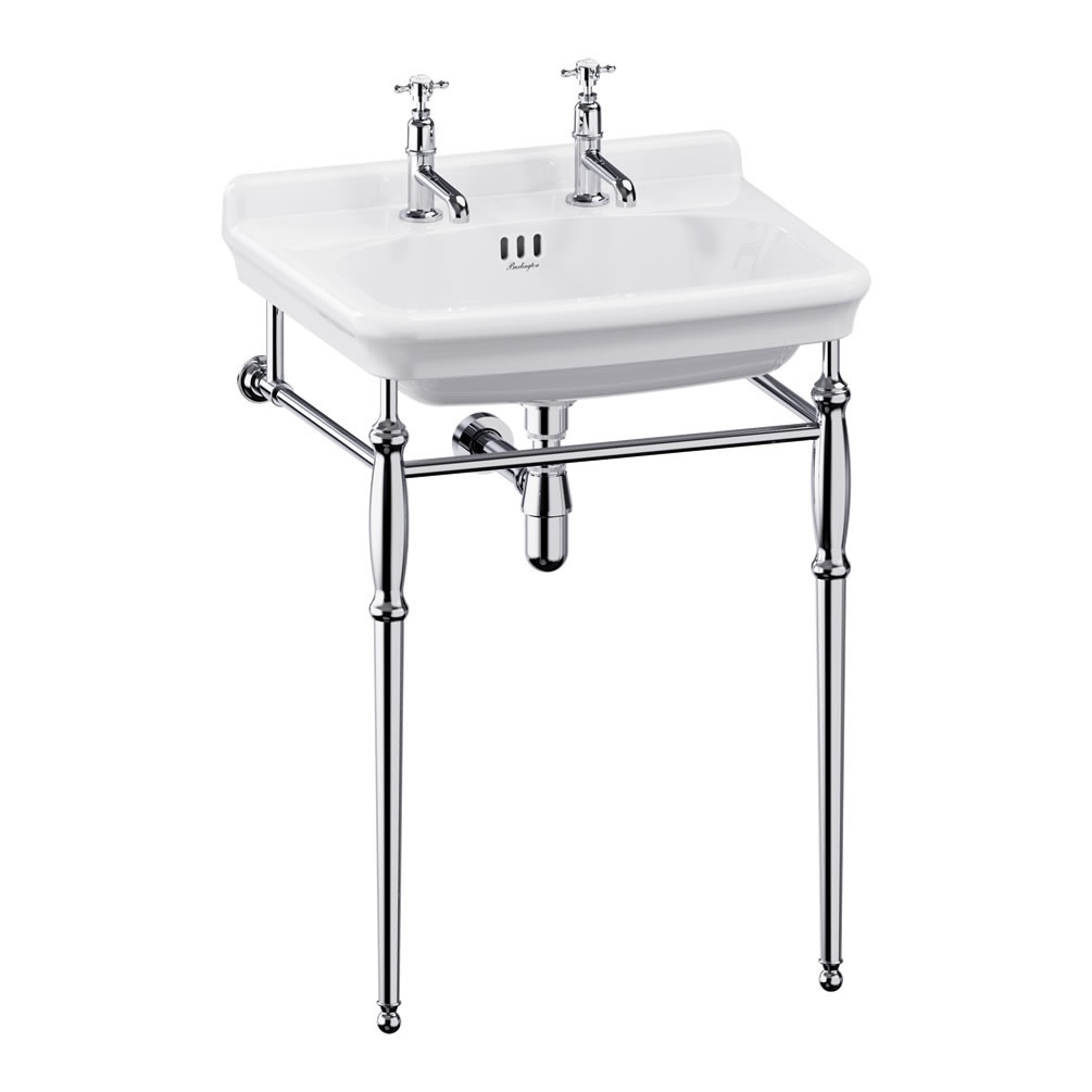 Burlington Guild 620mm Chrome Wash Stand & Basin